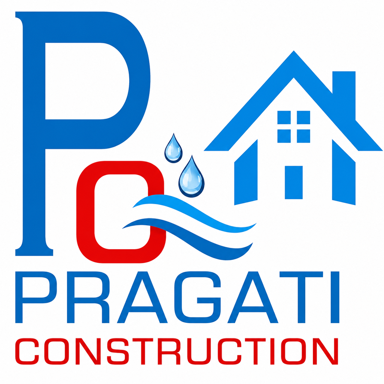 Pragati Construction logo